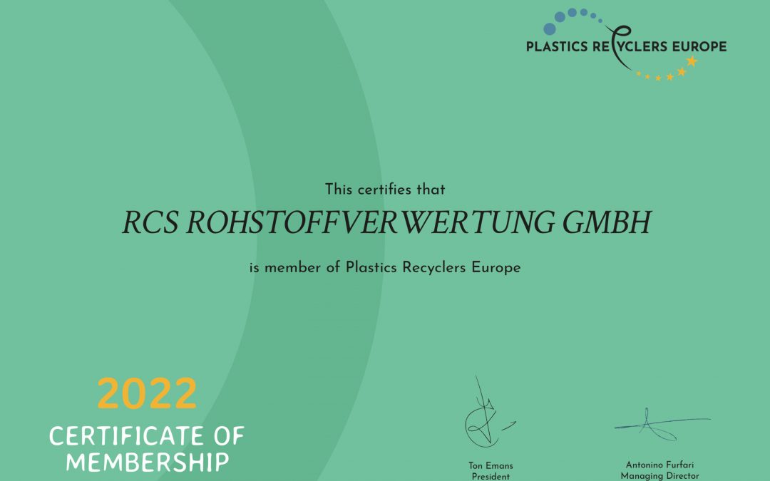 RCS bei Plastics Recyclers Europe (PRE)